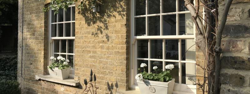 Sliding sash windows for a home in Winchester.