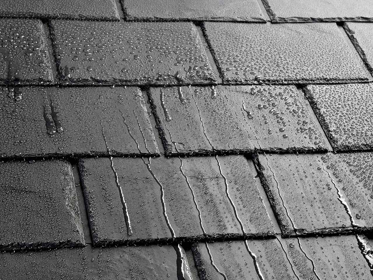 Close up of light weight tiles