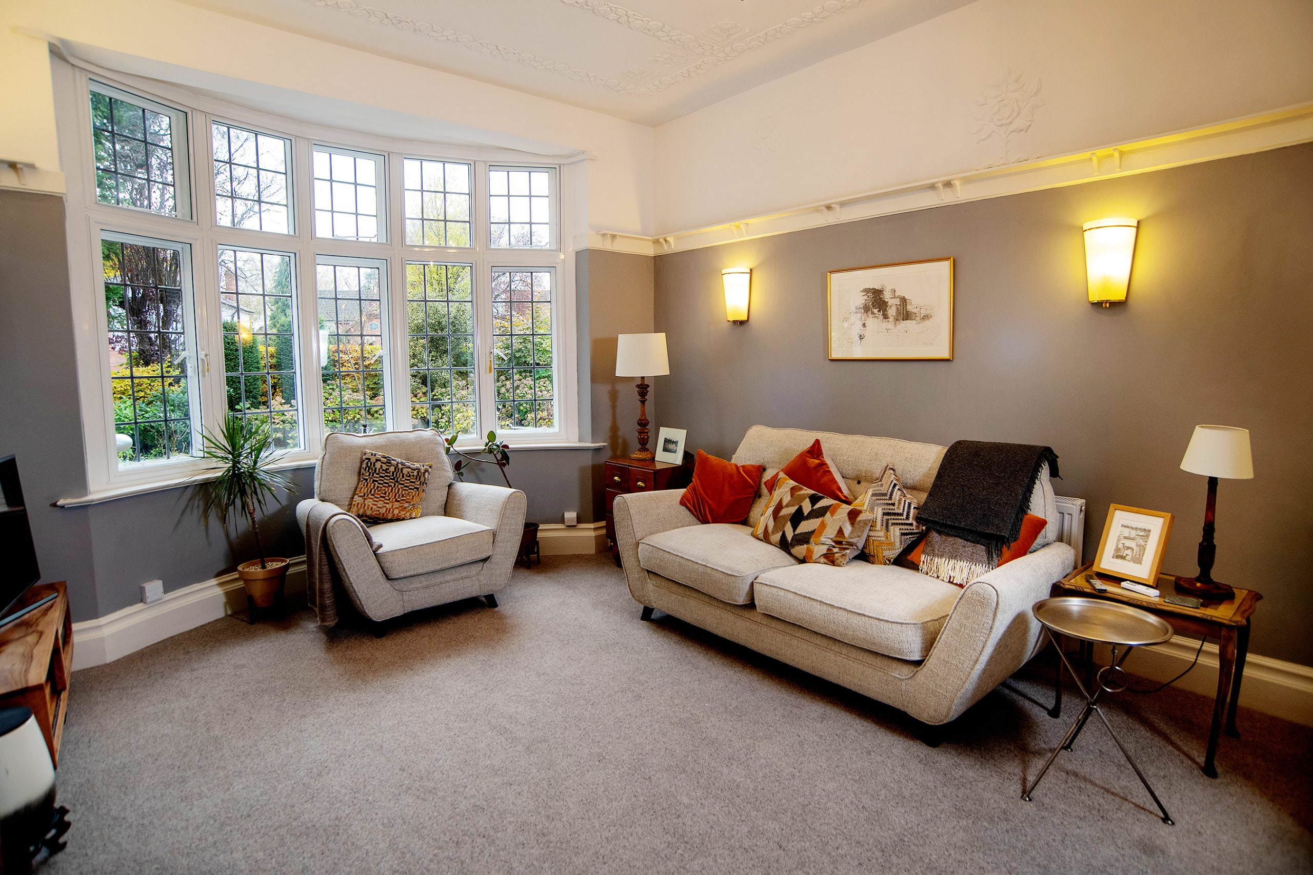 A home with secondary glazing installed.