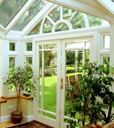 conservatory fitted with double glazing Camberley in windows and doors