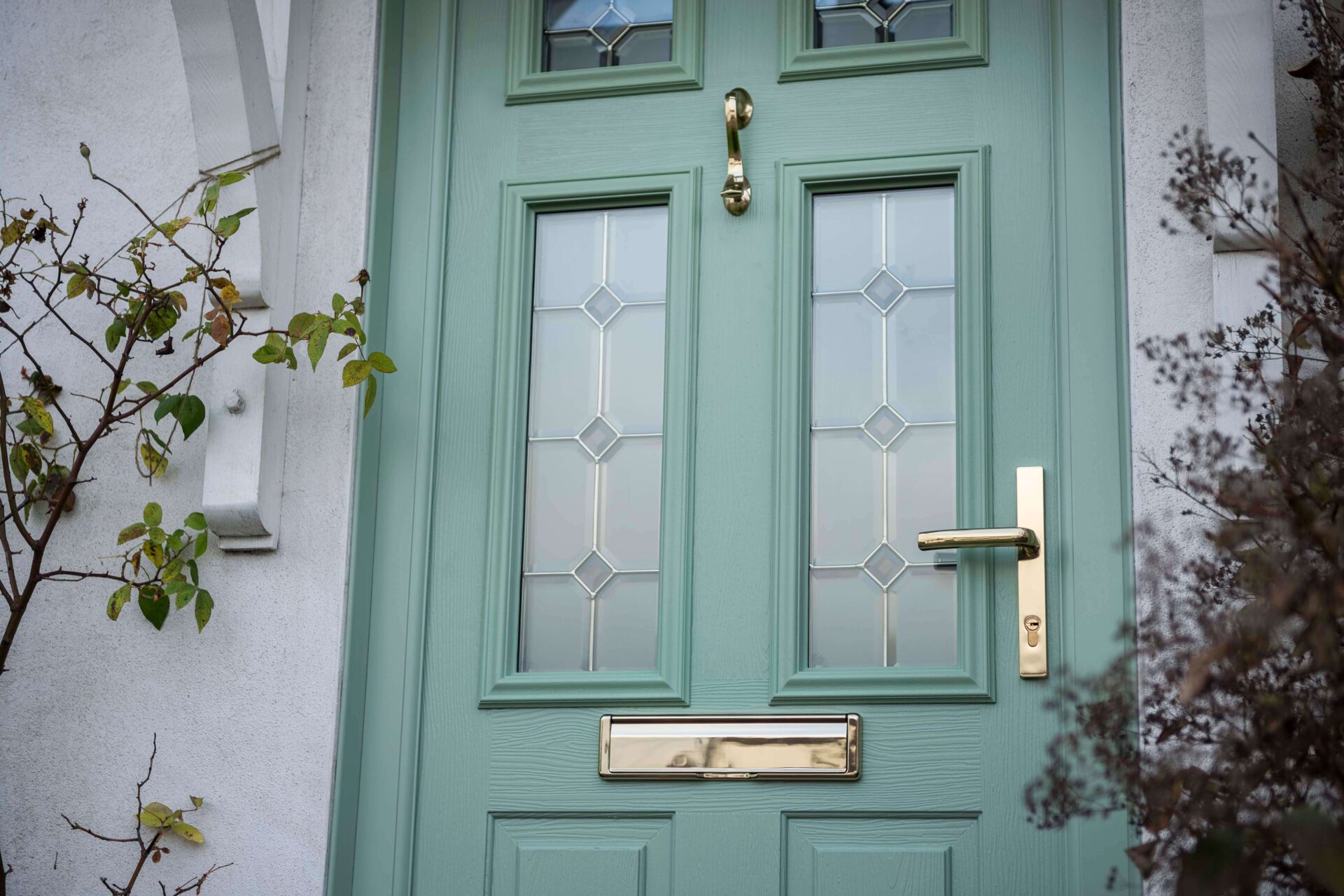 Traditional panel composite door