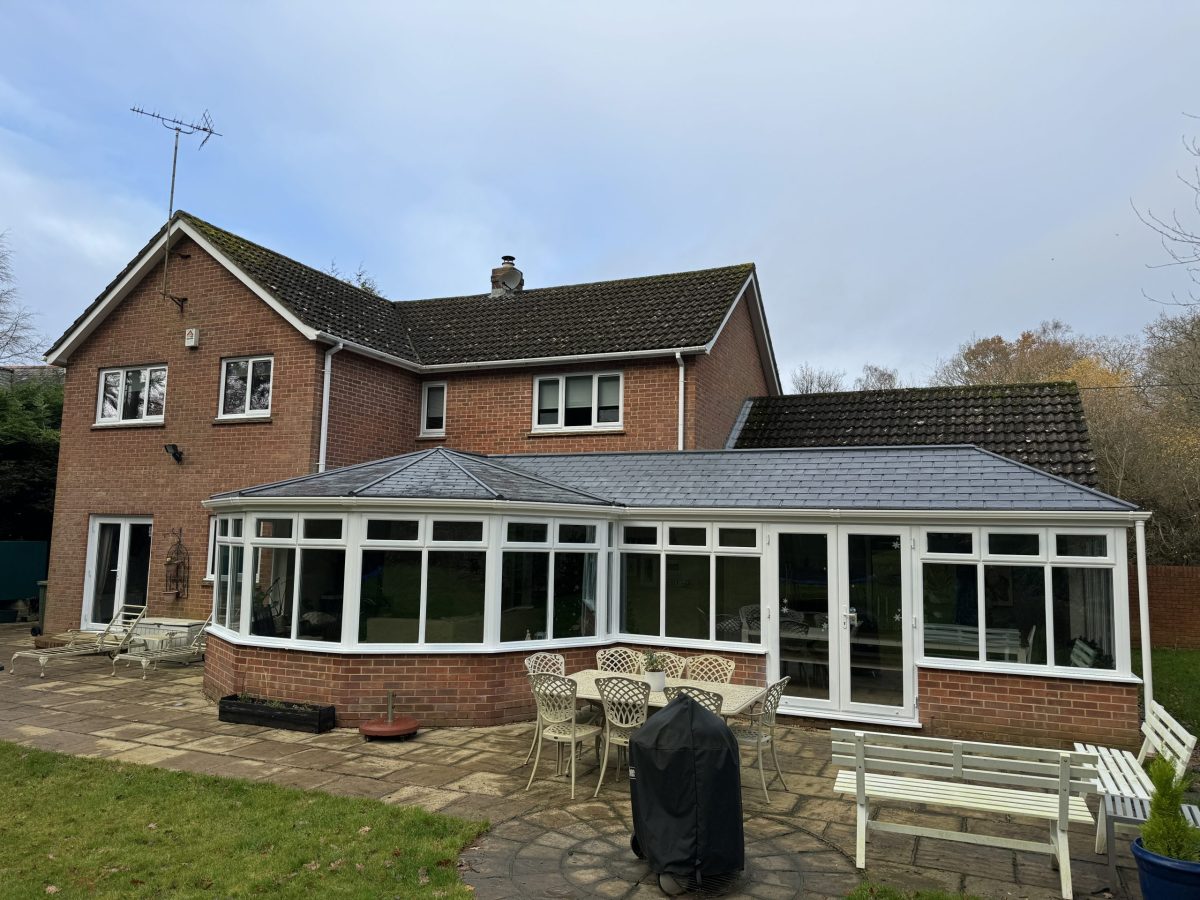 Large P-shaped conservatory refurbishment