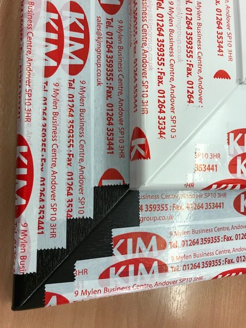 Close up of seamless Graf welded bay window cill joint