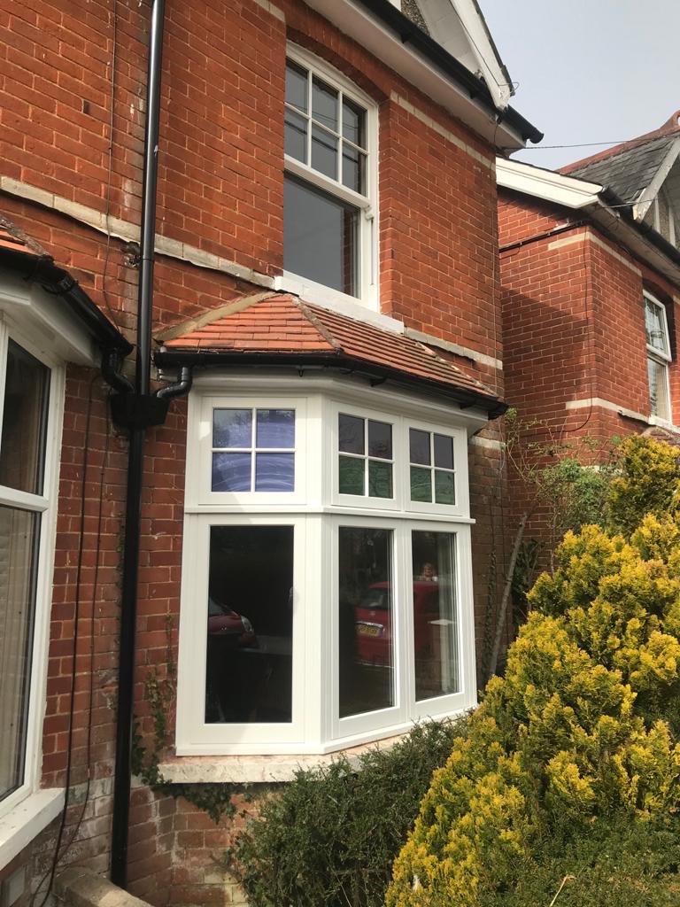 Black casement windows for a Winchester home.