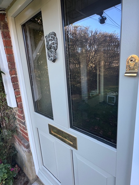 Bespoke Hardwood Front Door Installation