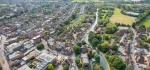 Newbury from the air