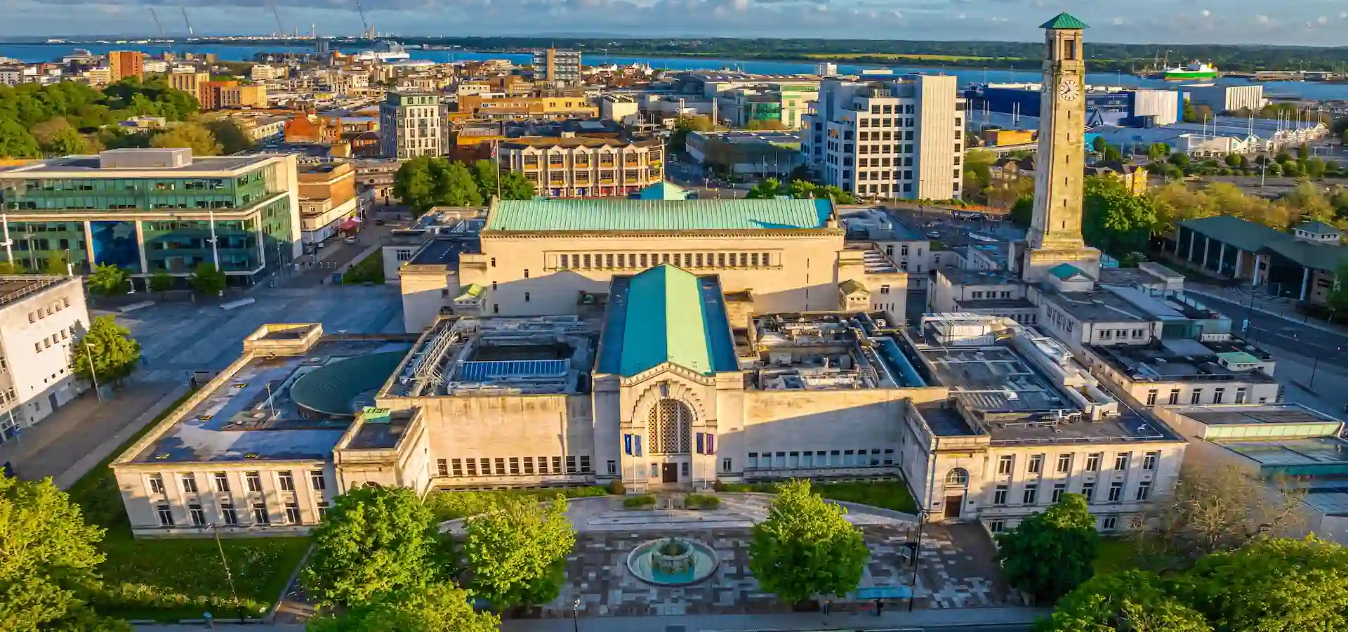 Southampton aerial view