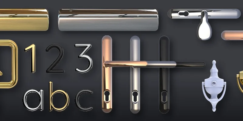 Premium Hardware for Profile 22 Doors: Ultion Sweet & Fab&Fix
