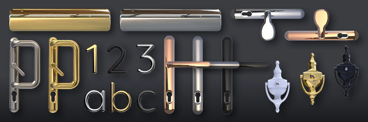 Premium Hardware for Profile 22 Doors: Ultion Sweet & Fab&Fix