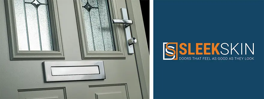 Agate Grey Sleekskin composite front door by Comp Door