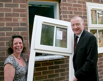 Steve Davis attends a KJM install Veka Infinity Installation - Steve Davis