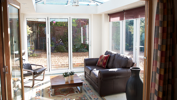Bi-folding-door-in-conservatory.jpg Bi folding door in a conservatory