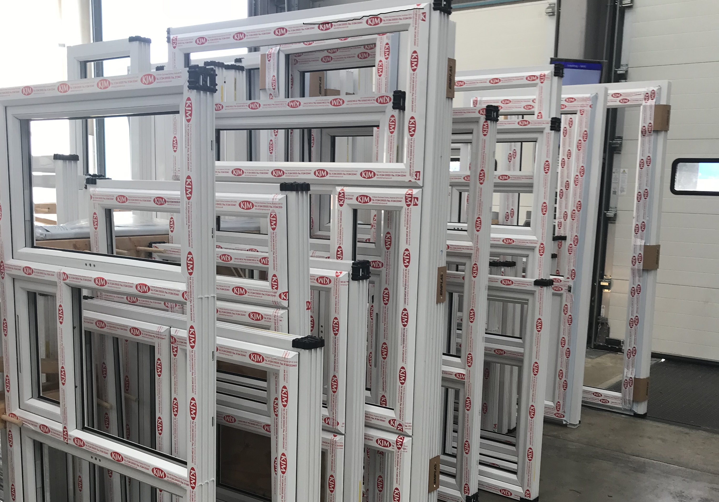 Trade supply windows and doors with protective KJM tape